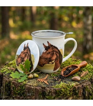 Kubek 400 ml Świat Zwierząt PORTRET KONIA