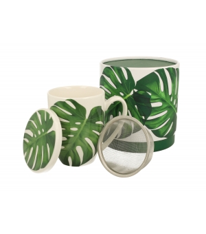 Kubek z zaparzaczem w tubie MONSTERA