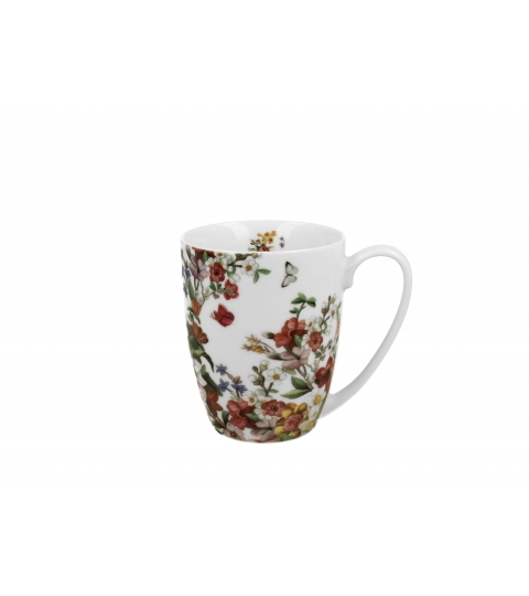 Kubek classic VINTAGE FLOWERS WHITE