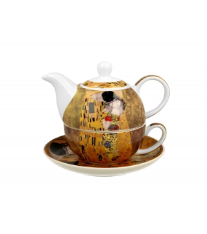 Filiżanka z dzbankiem i spodkiem / Tea for One THE KISS by Gustav Klimt