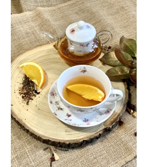 Tea for One szklany / Filiżanka z dzbankiem szklanym SAFA