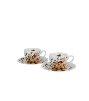 2 filiżanki espresso ze spodkami ZAHRA
