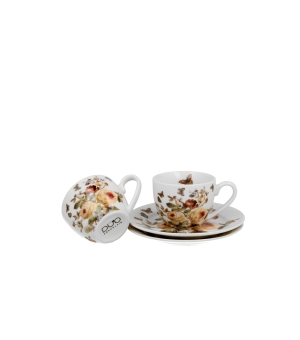 2 filiżanki espresso ze spodkami ZAHRA
