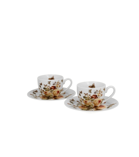 2 filiżanki espresso ze spodkami ZAHRA
