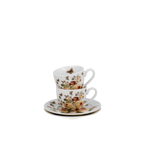 2 filiżanki espresso ze spodkami ZAHRA