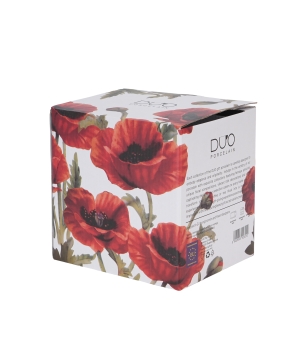 Filiżanka z dzbankiem i spodkiem CLASSIC POPPIES
