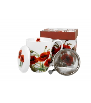 Kubek z zaparzaczem (gift box) CLASSIC POPPIES