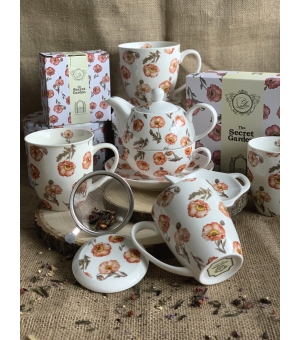 Kubek w metalowej puszce WILD POPPIES