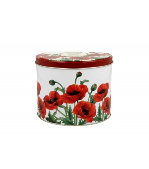 Kubek 400 ml w metalowej puszce CLASSIC POPPIES