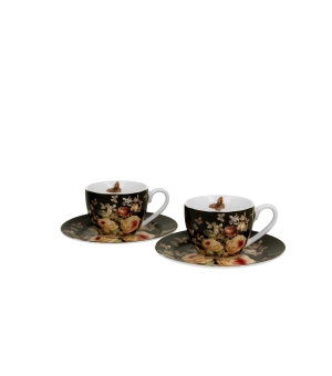 2 filiżanki espresso ze spodkami WARDA