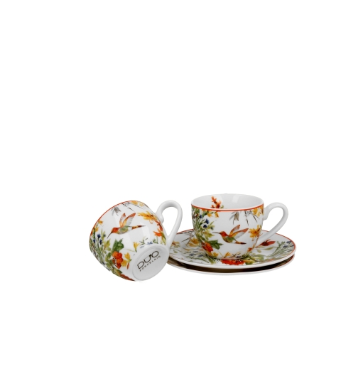 2 filiżanki espresso ze spodkami LINNEA