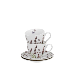 2 filiżanki ze spodkami CLASSIC LAVENDER