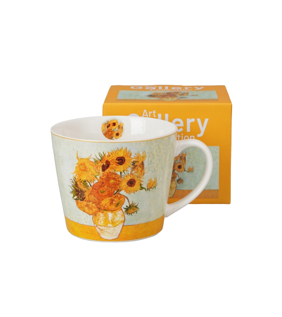 Kubek prosty SUNFLOWERS inspired by Van Gogh