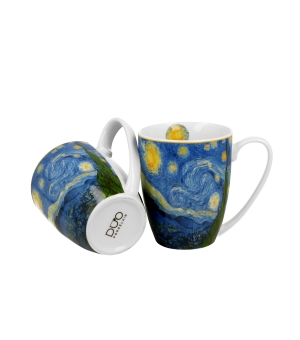 2 kubki classic STARRY NIGHT inspired by Van Gogh