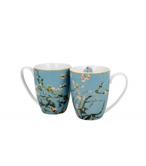 2 kubki classic Almond Blossom inspired by Van Gogh