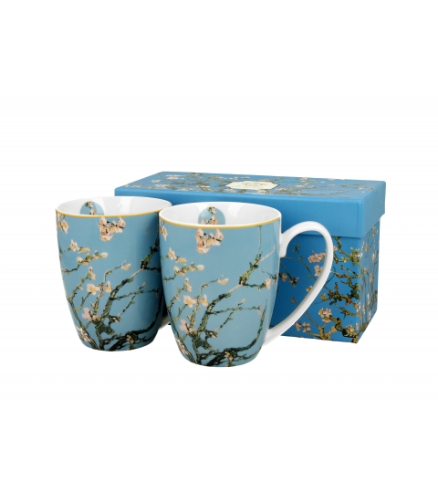 2 kubki classic Almond Blossom inspired by Van Gogh