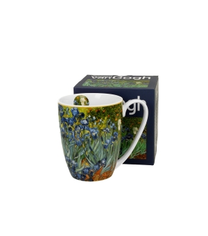 Kubek classic IRISES inspired by Van Gogh