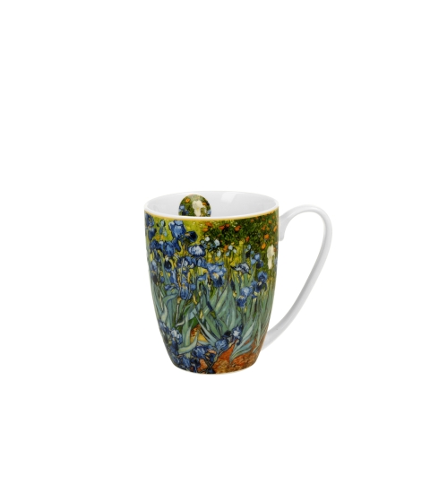Kubek classic IRISES inspired by Van Gogh