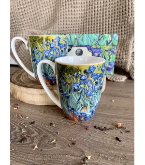 Komplet 2 kubki 380 ml IRISES inspired by V. van Gogh