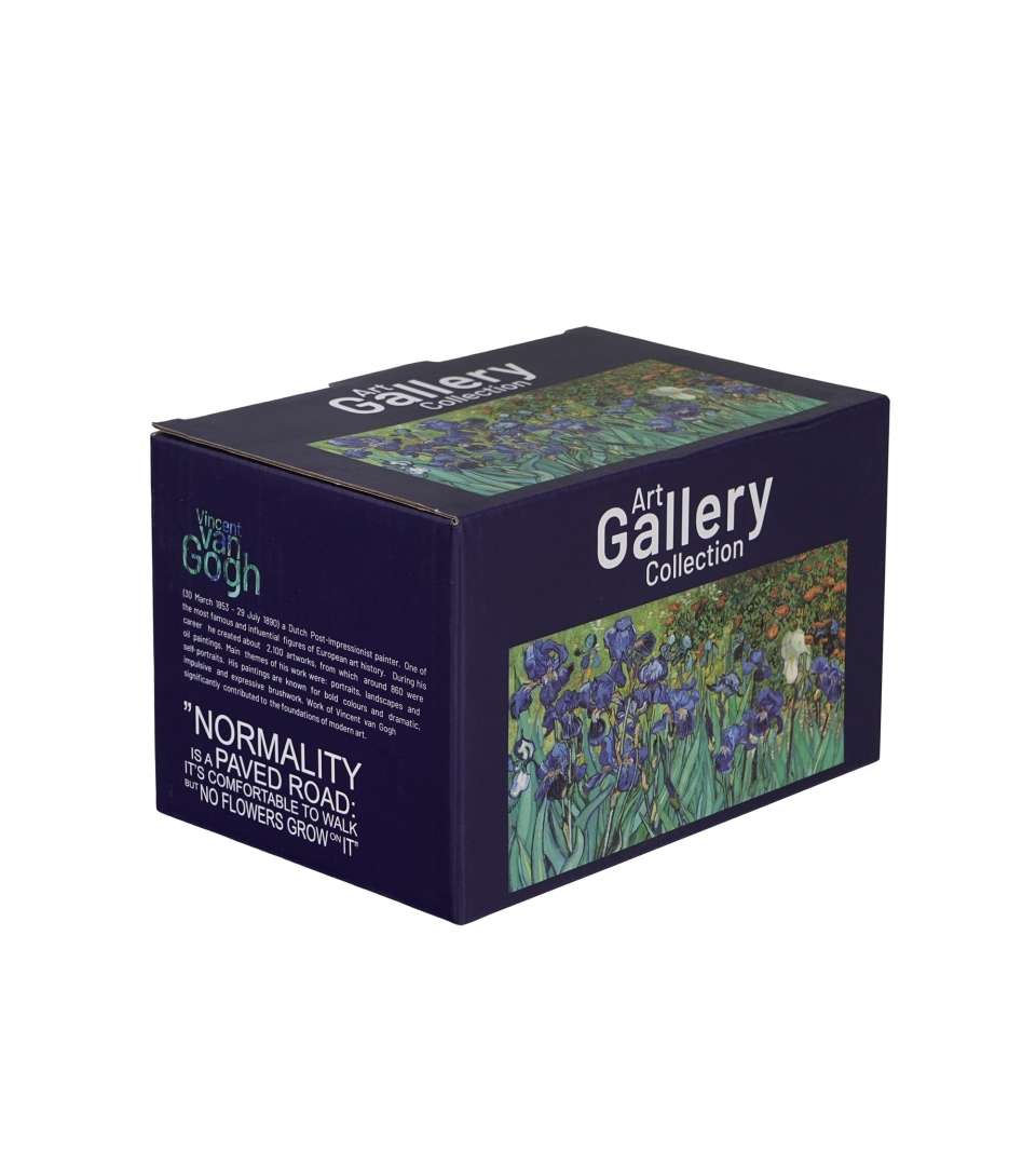 2 kubki classic IRISES inspired by Van Gogh