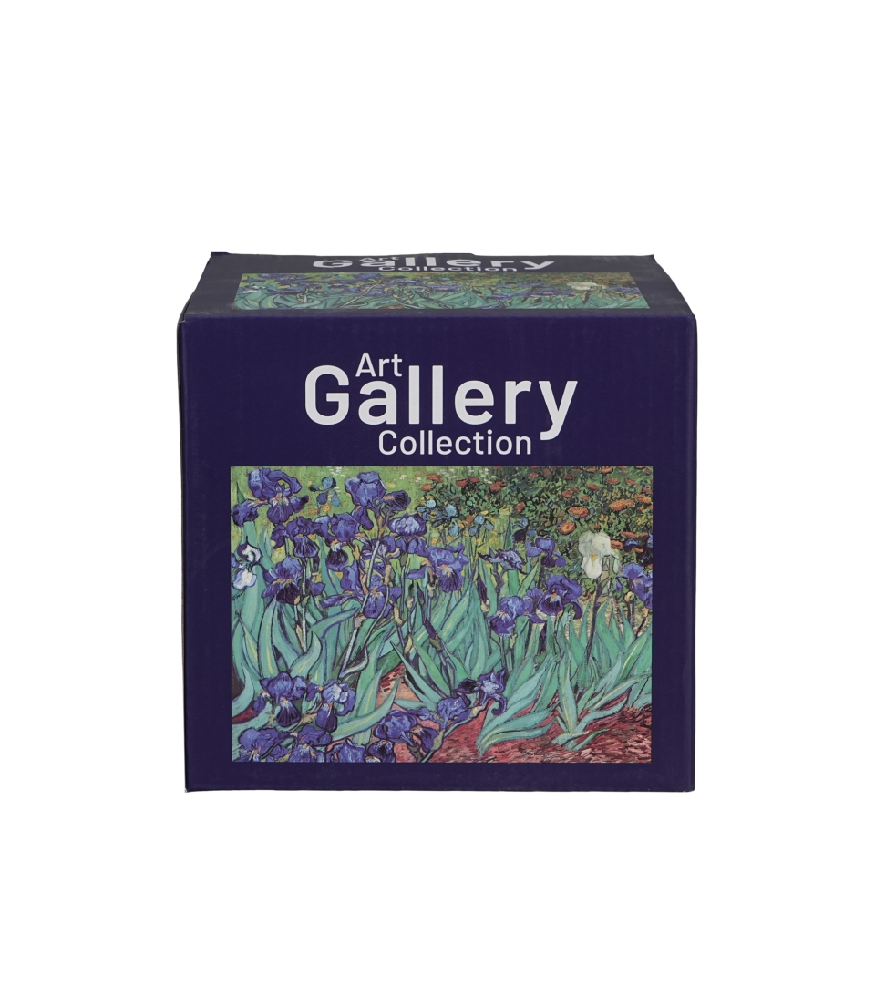 Filiżanka z dzbankiem i zaparzaczem ze stali nierdzewnej IRISES inspired by Van Gogh