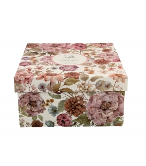 Filiżanka jumbo ze spodkiem PASTEL FLOWERS