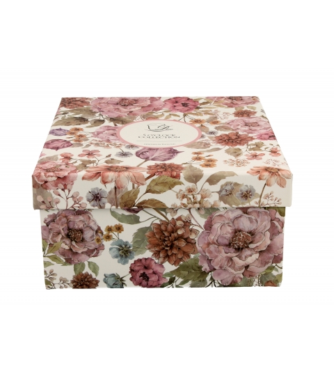 Filiżanka jumbo ze spodkiem PASTEL FLOWERS