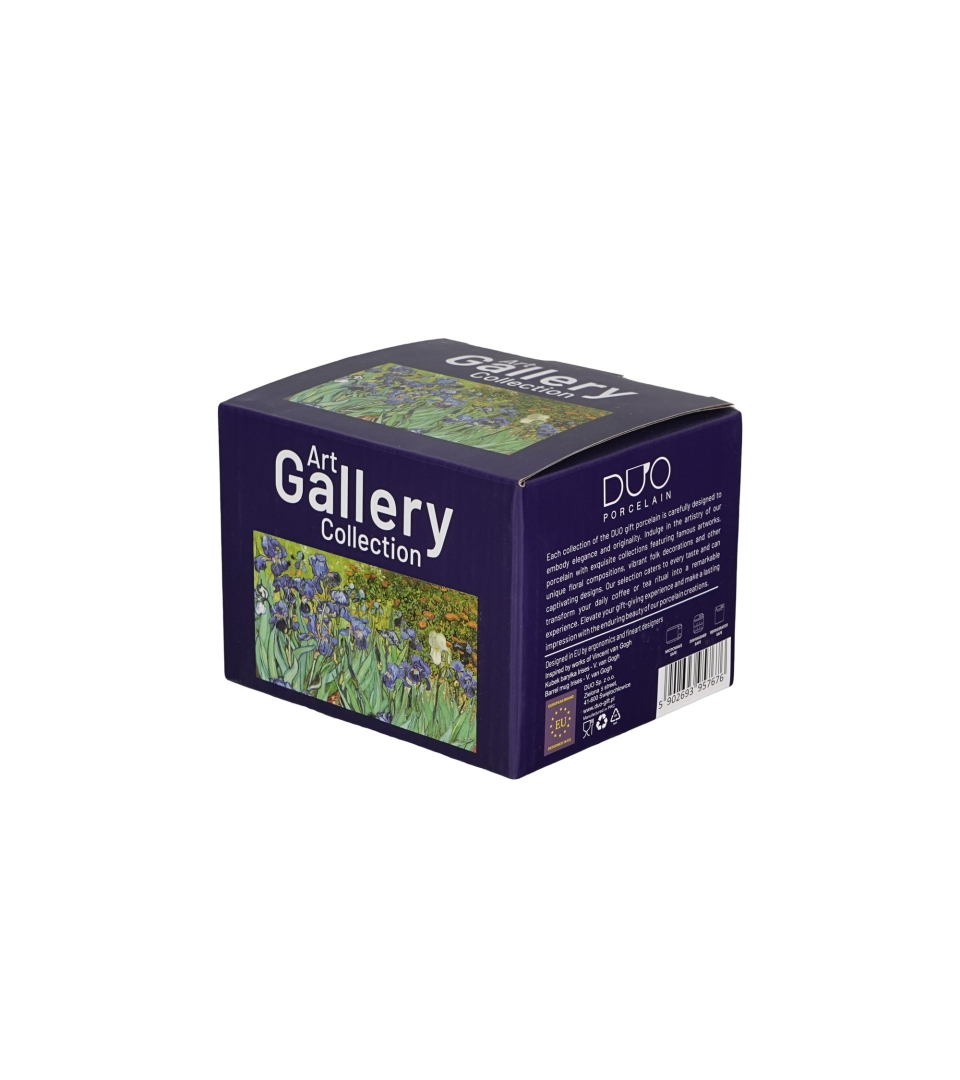 Kubek baryłka IRISES inspired by Van Gogh