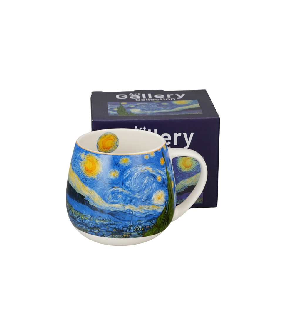 Kubek baryłka STARRY NIGHT inspired by Van Gogh