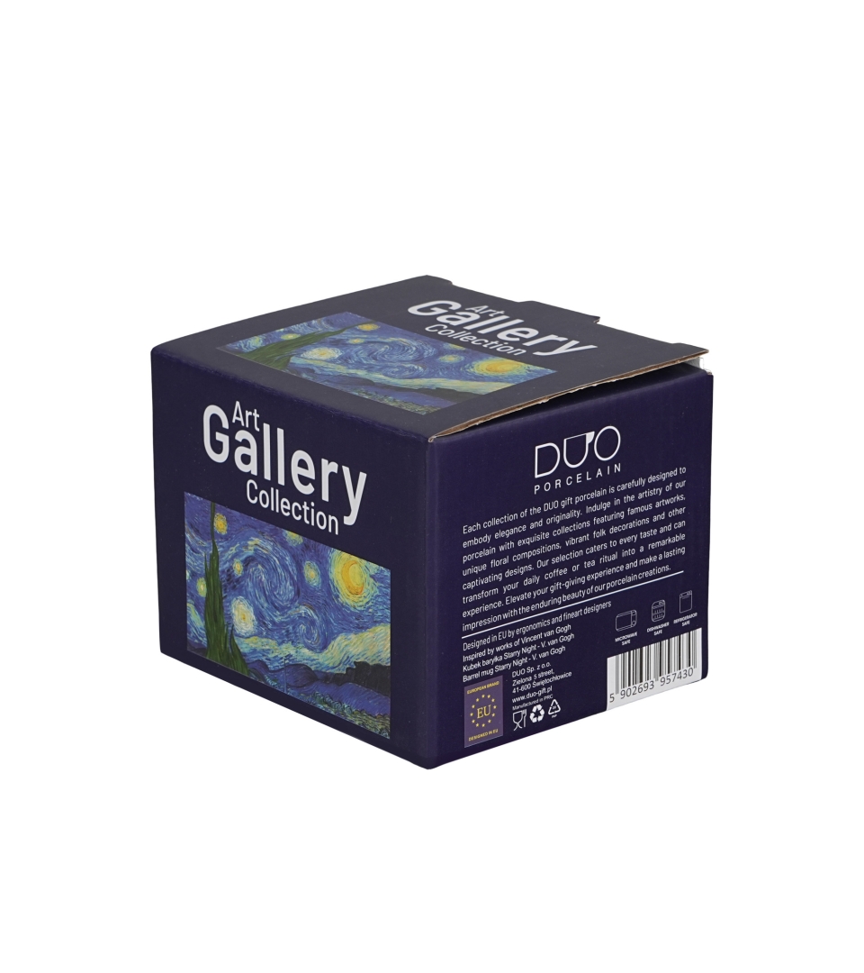 Kubek baryłka STARRY NIGHT inspired by Van Gogh
