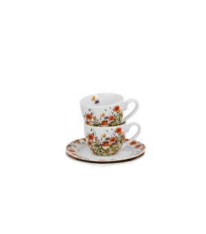 2 filiżanki espresso ze spodkami WILD BIRD