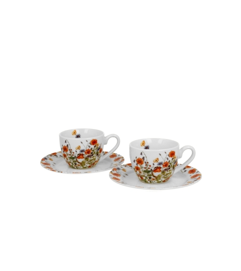 2 filiżanki espresso ze spodkami WILD BIRD