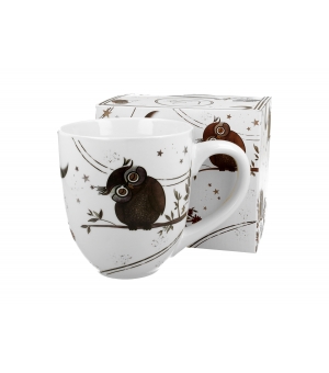 Kubek kubas jumbo XXL 1000 ml CHARMING OWLS