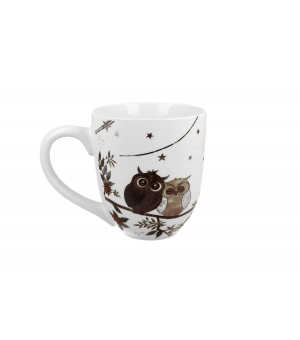 Kubek kubas jumbo XXL 1000 ml CHARMING OWLS