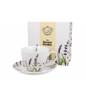 Filiżanka jumbo ze spodkiem CLASSIC LAVENDER