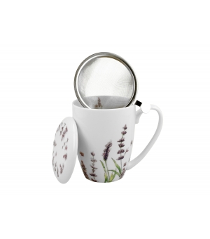 Kubek z zaparzaczem 380 ml CLASSIC LAVENDER