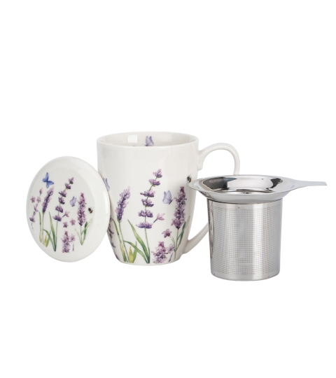Kubek z zaparzaczem ze stali nierdzewnej CLASSIC LAVENDER
