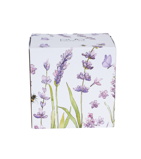 Filiżanka z dzbankiem z zaparzaczem ze stali nierdzewnej CLASSIC LAVENDER