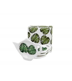 Zestaw 4 podstawek MONSTERA