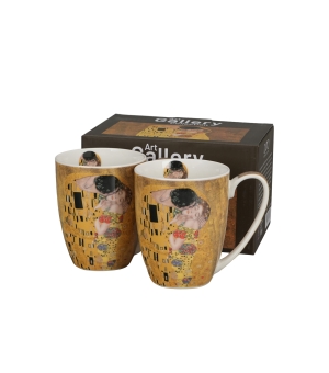 2 kubki classic THE KISS CLASSIC inspired by Klimt