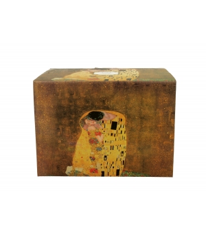 Szklany dzbanek 1000 ml z zaparzaczem THE KISS by Gustav Klimt