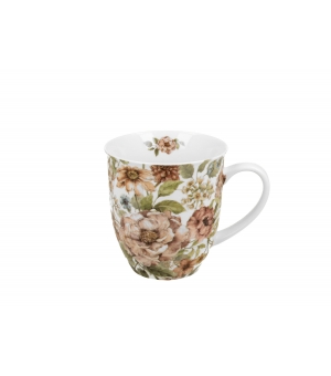Kubek 400 ml w metalowej puszce PASTEL FLOWERS
