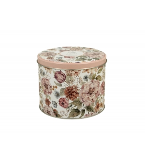 Kubek 400 ml w metalowej puszce PASTEL FLOWERS