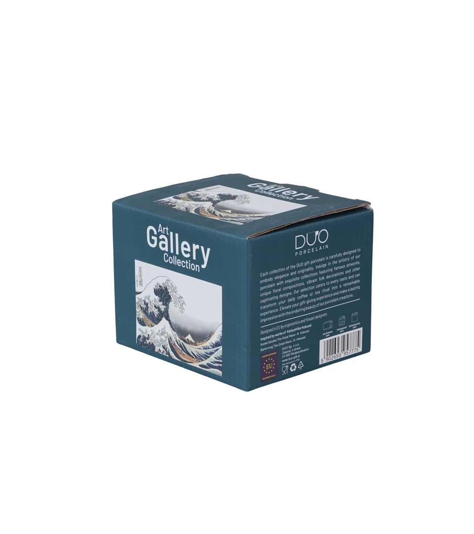 Kubek baryłka THE GREAT WAVE inspired by Hokusai