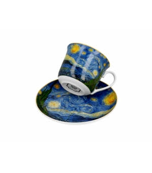 Filiżanka jumbo ze spodkiem 400 ml STARRY NIGHT inspired by V. van Gogh