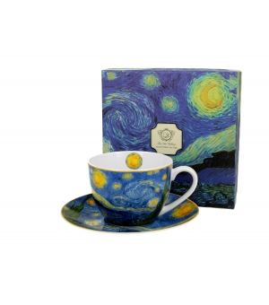 Filiżanka ze spodkiem 270 ml STARRY NIGHT inspired by V. van Gogh