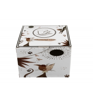 Filiżanka jumbo ze spodkiem 470 ml CHARMING CATS