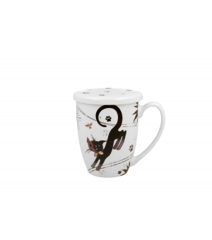 Kubek z zaparzaczem (colorbox) CHARMING CATS