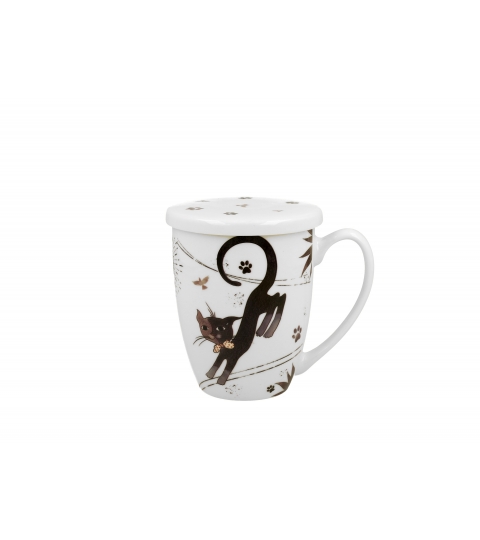 Kubek z zaparzaczem (colorbox) CHARMING CATS