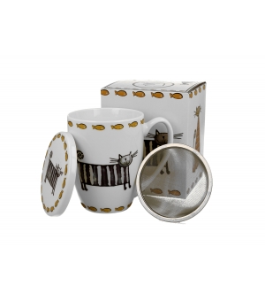 Kubek z zaparzaczem (colorbox) CLASSIC CATS